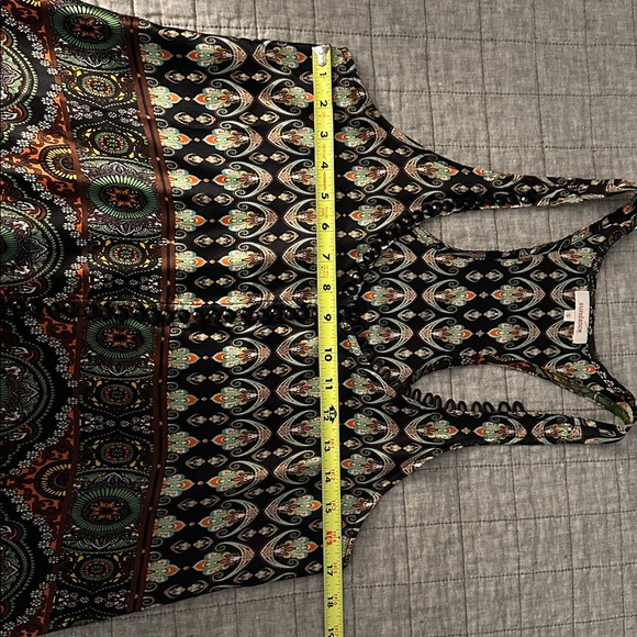 Flirty, silk racer back top with camisole - Picture 7 of 12